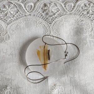 Unisex Onyx Arrowhead on a Silver Chain